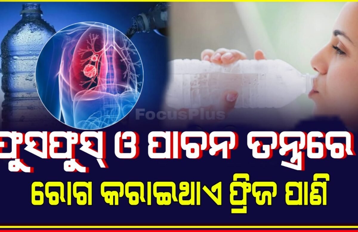 ଫୁସଫୁସ୍ ଓ ପାଚନ ତନ୍ତ୍ରରେ ରୋଗ କରାଇଥାଏ ଫ୍ରିଜ୍‌ ପାଣି