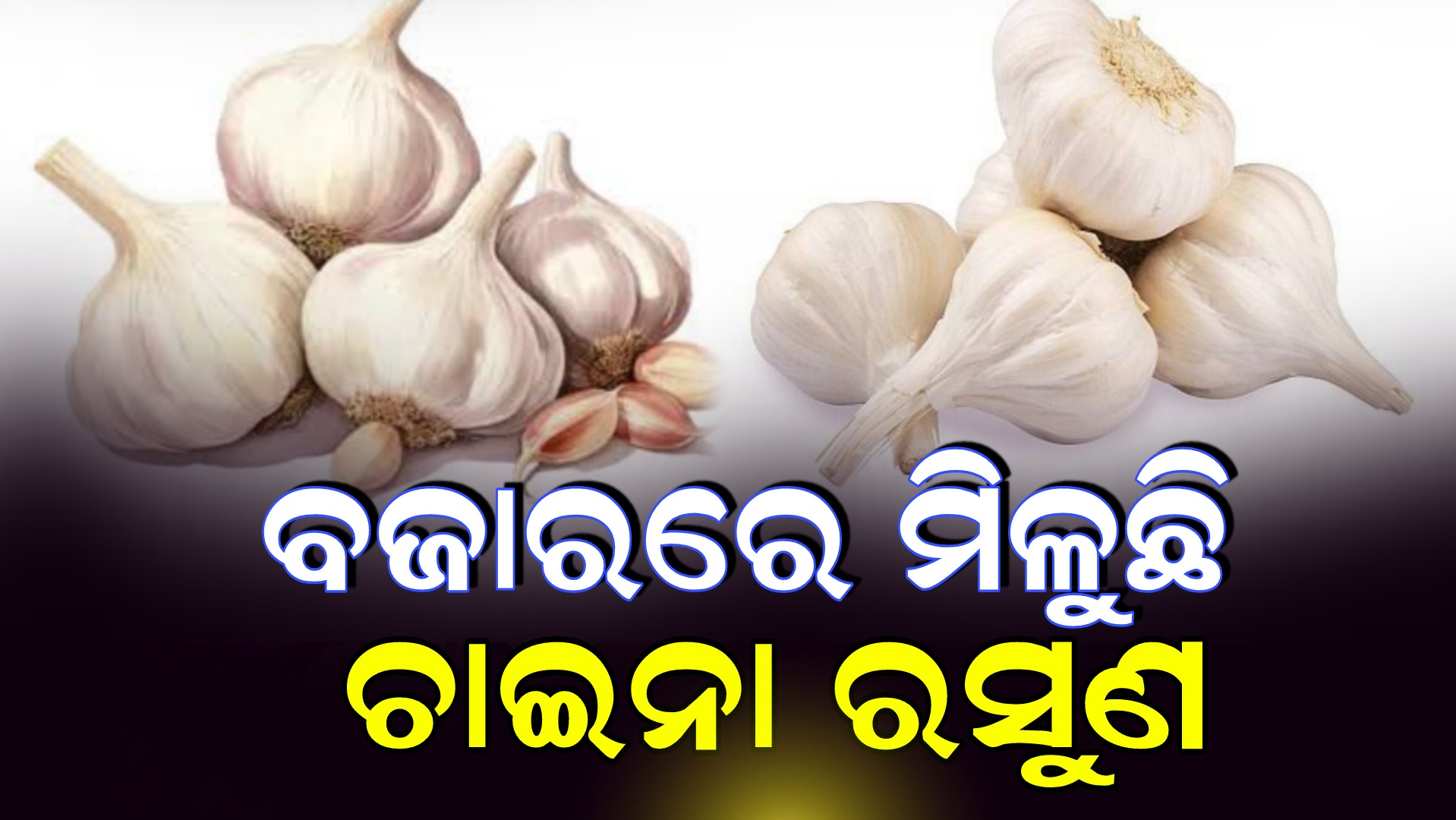 ବଜାରରେ ମିଳୁଛି ଚାଇନା ରସୁଣ, କେମିତି ଜାଣିବେ ଦେଶୀ ରସୁଣ